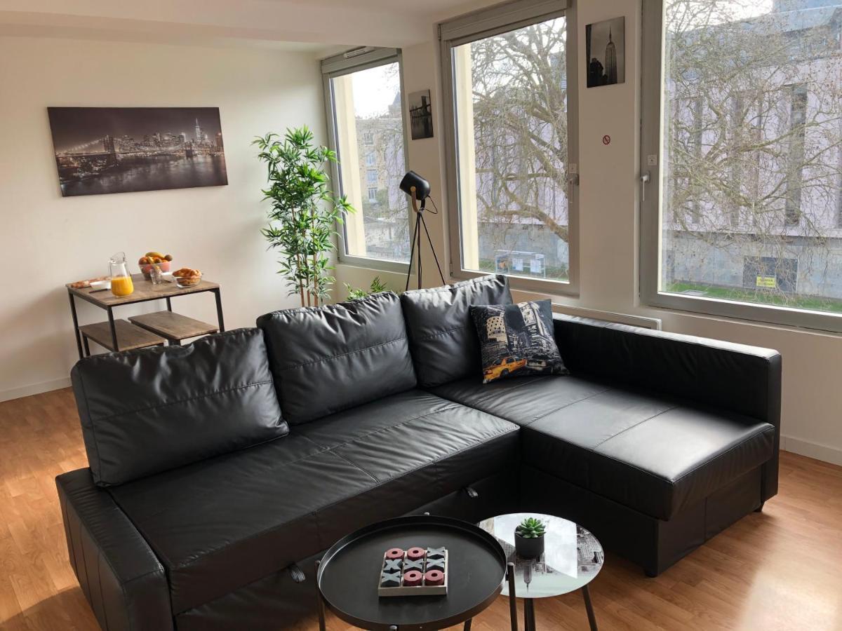Hyper Centre - Wifi Fibre Gratuit - Jergweloh - Le New Yorkais Apartment Кан Екстериор снимка